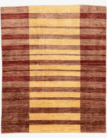 5' x 6' Hand Knotted Modern Ziegler Oriental Rug