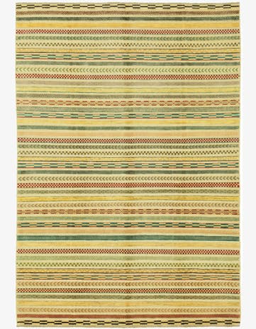 6' 7 x 9' 7 Hand Knotted Modern Ziegler Rug