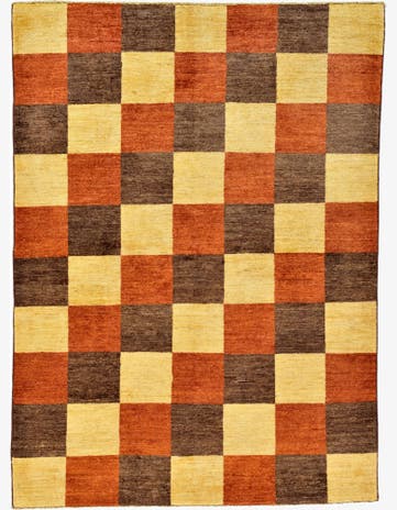 4' 11 x 6' 8 Hand Knotted Modern Ziegler Oriental Rug