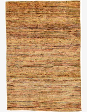 3' 8 x 5' 5 Hand Knotted Modern Ziegler Oriental Rug