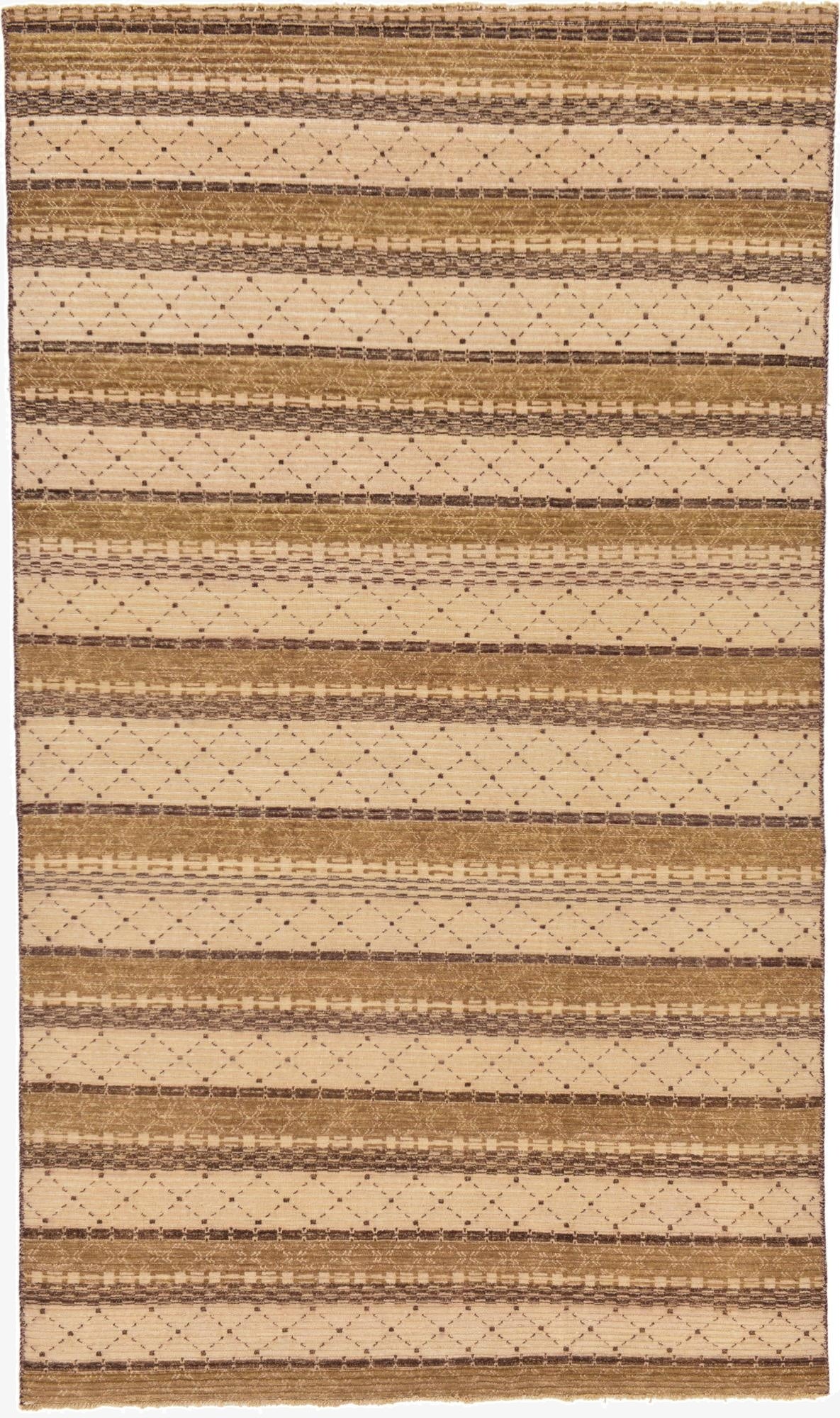 6' 3 x 10' 9  Hand Knotted Modern Ziegler Rug