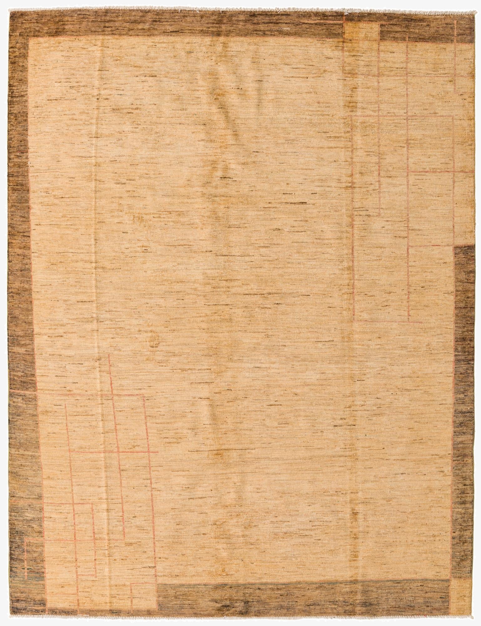 5' 8 x 7' 5  Hand Knotted Modern Ziegler Rug