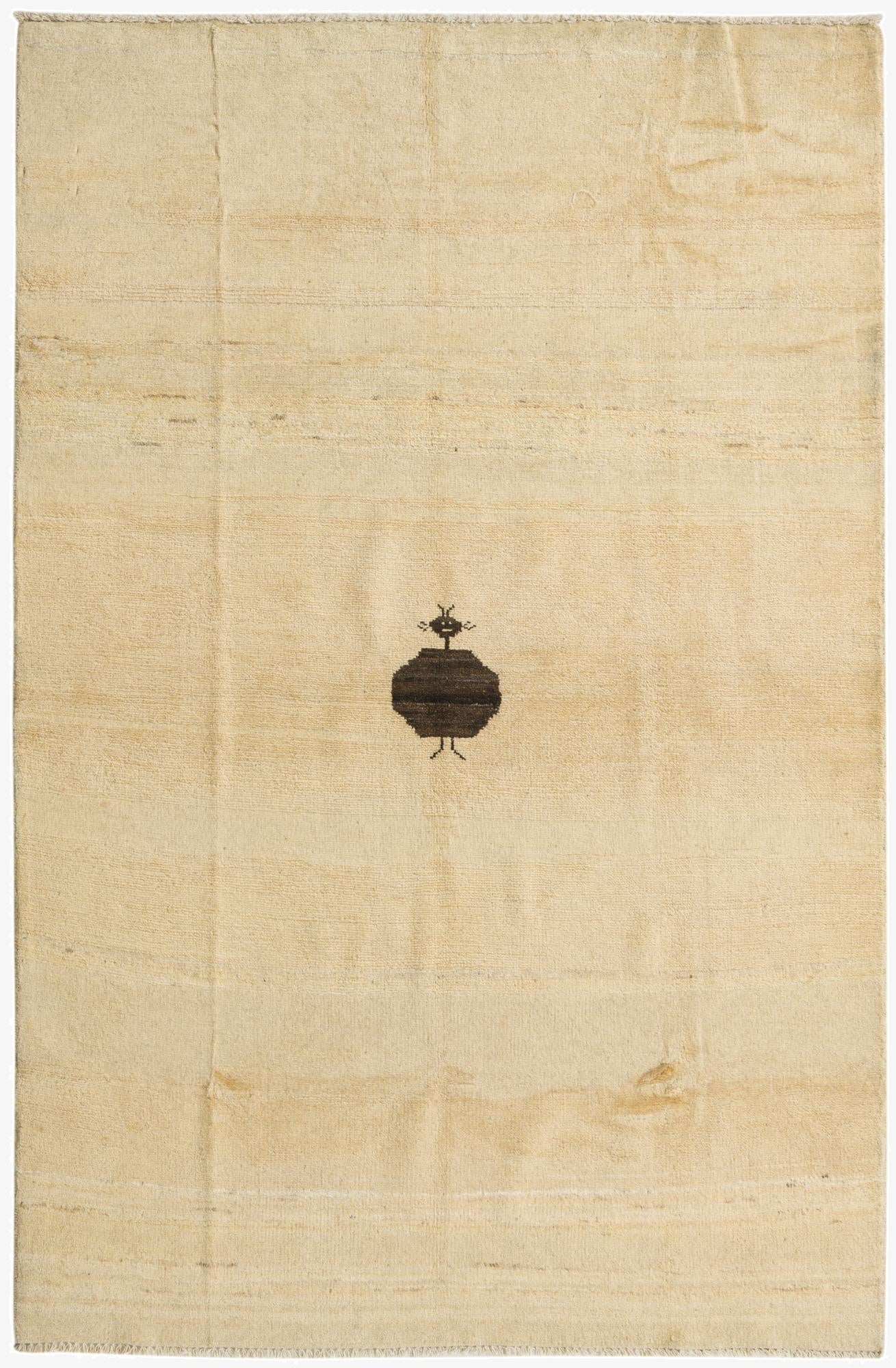 4' 1 x 6' 1  Hand Knotted Modern Ziegler Rug