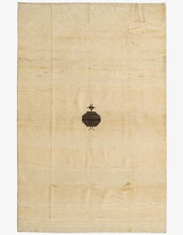 4' 1 x 6' 1 Hand Knotted Modern Ziegler Rug