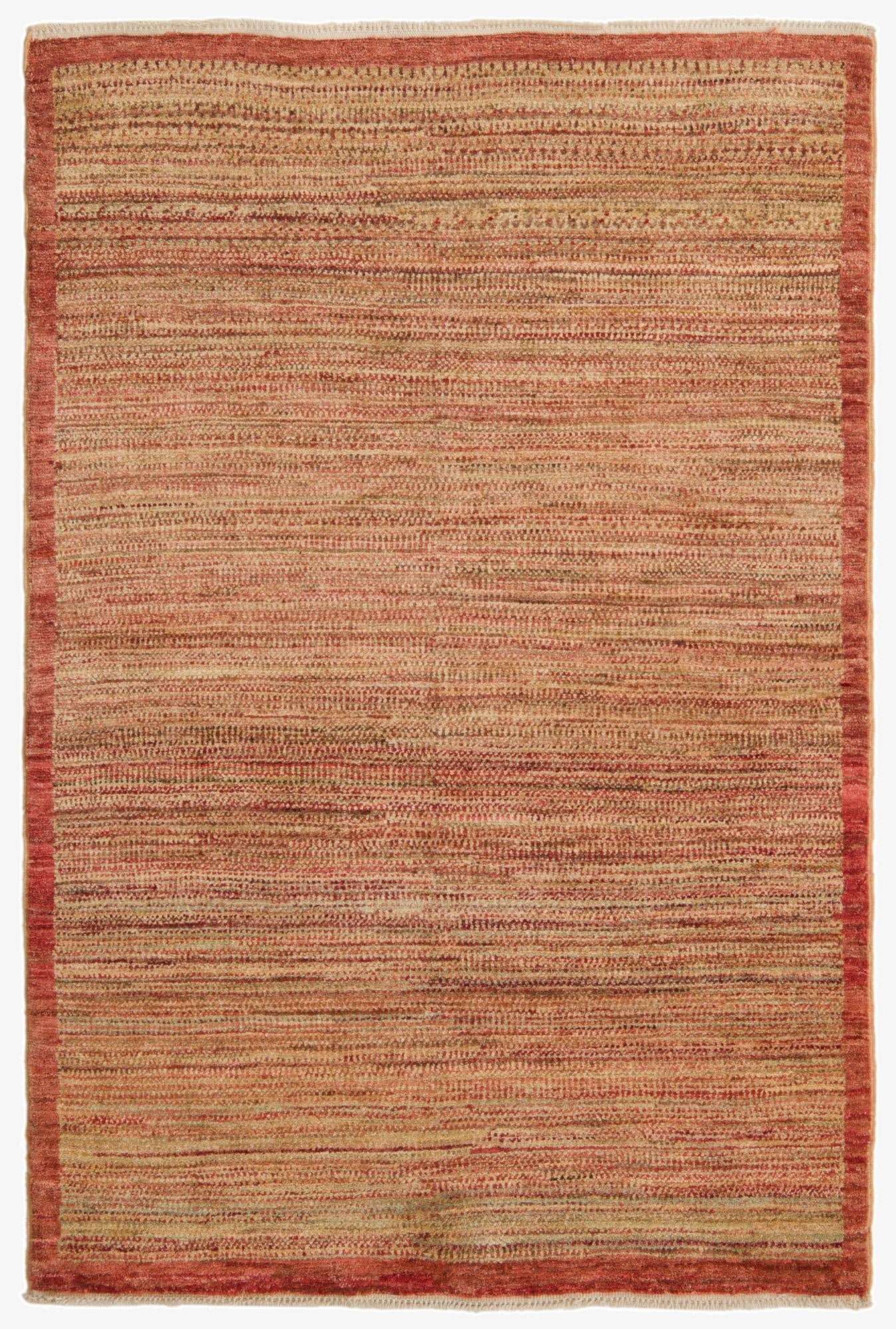 3' 2 x 4' 10  Hand Knotted Modern Ziegler Rug