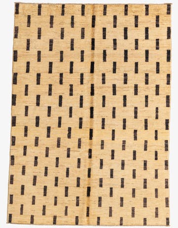 4' 8 x 6' 6 Hand Knotted Modern Ziegler Rug