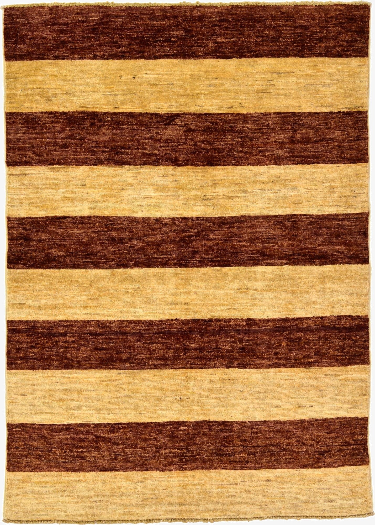 3' 5 x 4' 9  Hand Knotted Modern Ziegler Oriental Rug