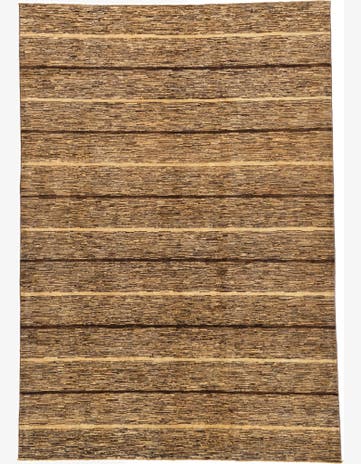 6' 8 x 9' 6 Hand Knotted Modern Ziegler Rug