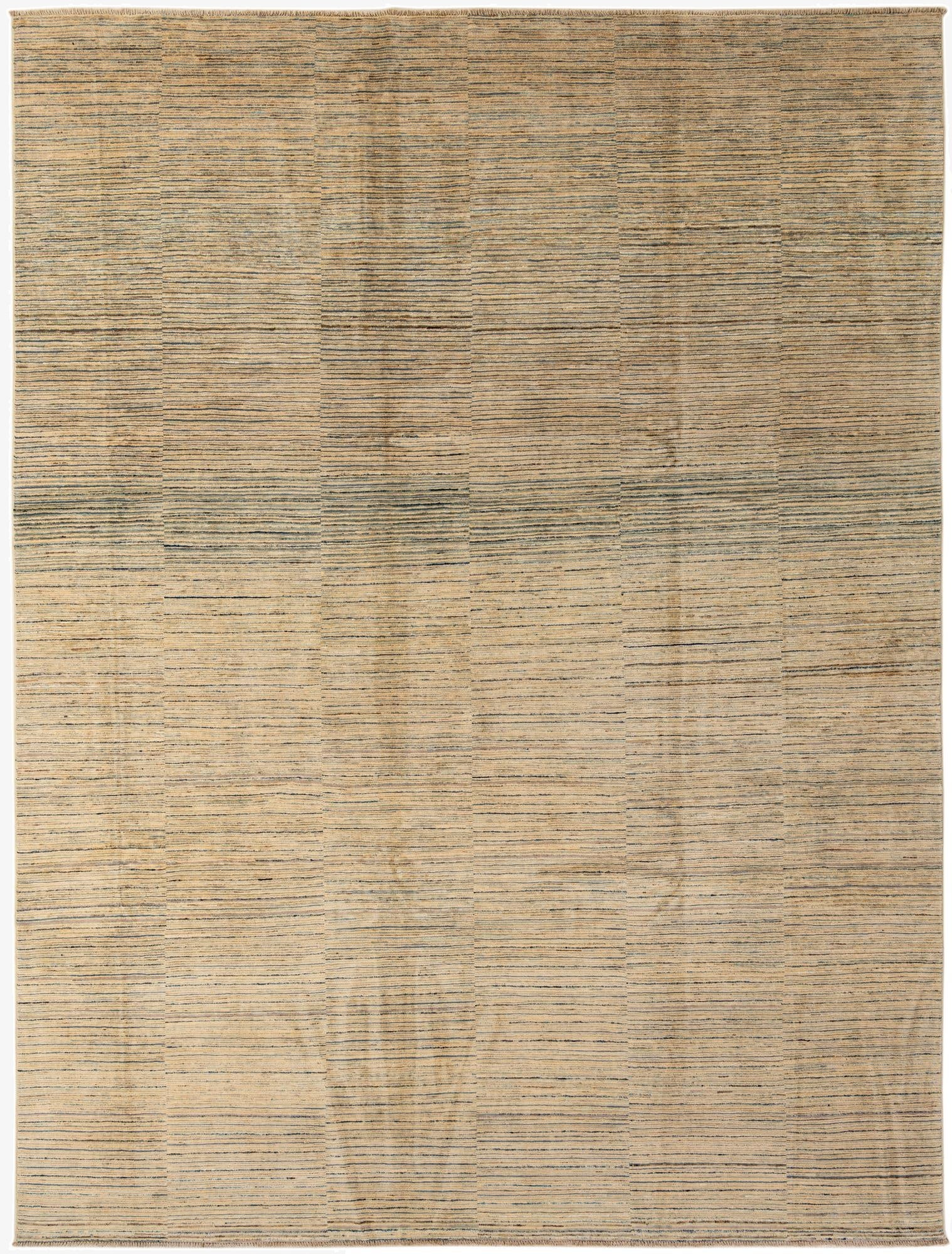 8' 7 x 11' 2  Hand Knotted Modern Ziegler Wool Rug