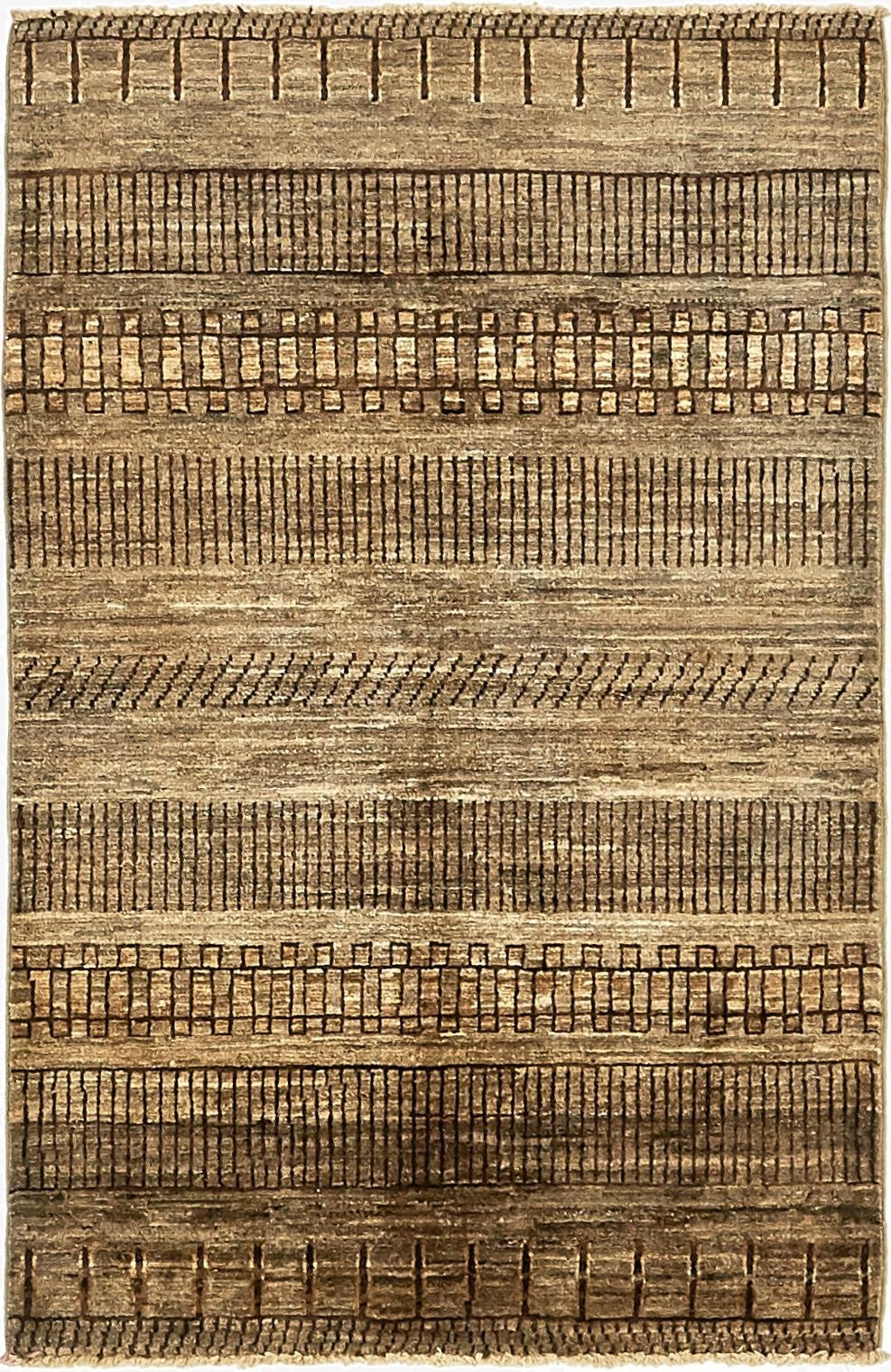 2' 8 x 4' 2  Hand Knotted Modern Ziegler Rug