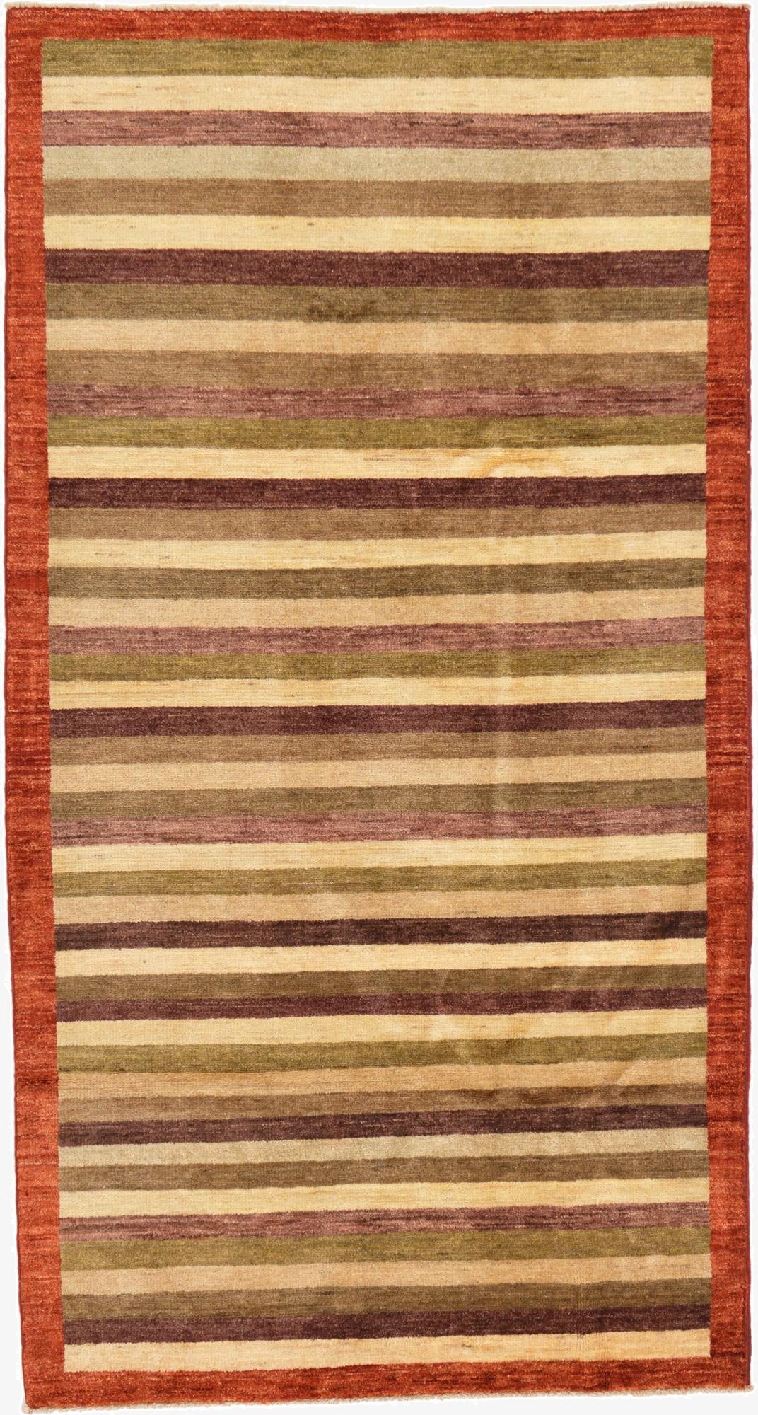 3' 4 x 6' 3  Hand Knotted Modern Ziegler Rug