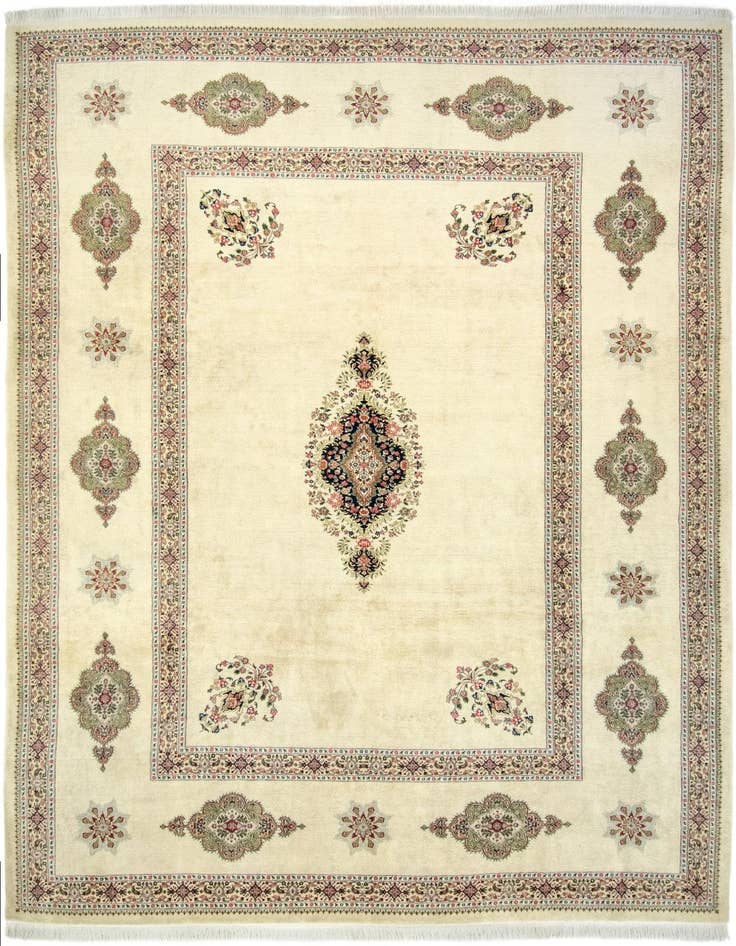 Detail image of 9' 5 x 12' 11 Hand Knotted Mood Persian Rug