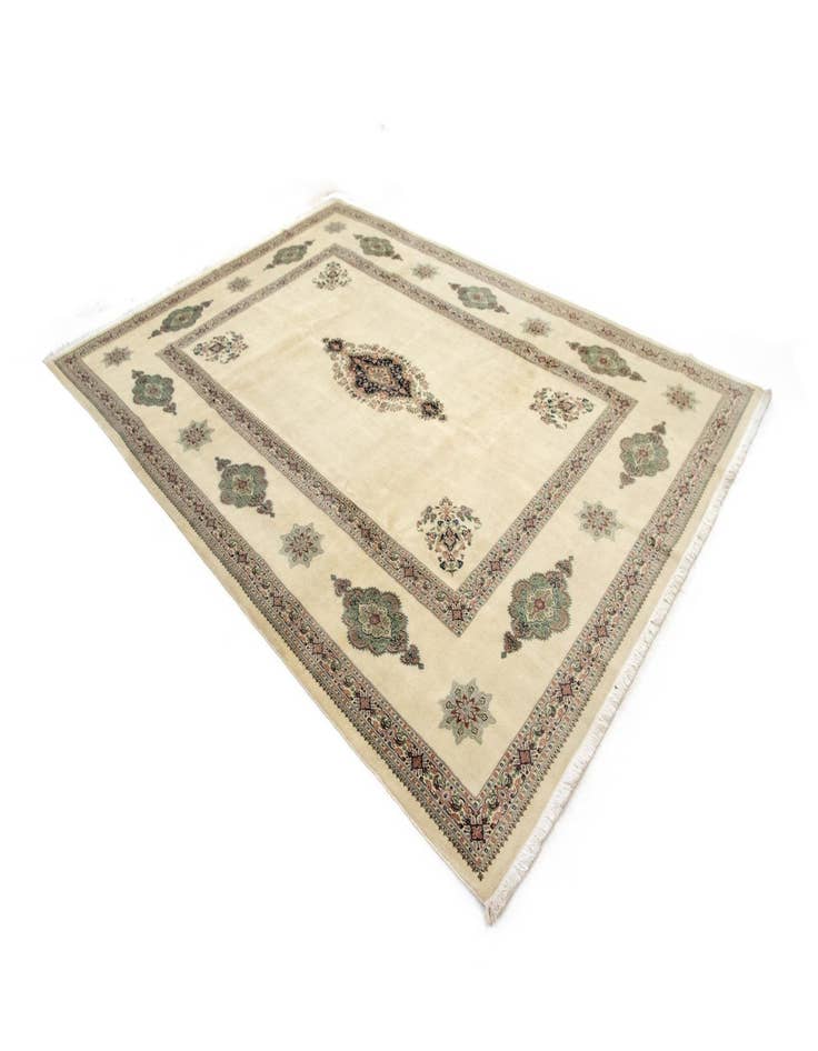 Detail image of 9' 4 x 13' 2  Hand Knotted Mood Persian Rug