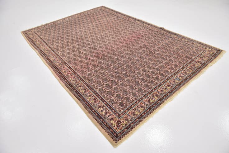 Detail image of 7' x 10' 2 Hand Knotted Mood Persian Wool Rug
