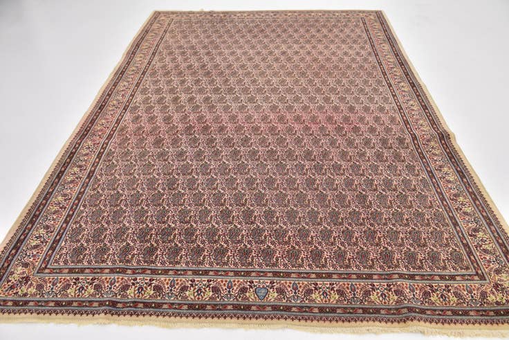Detail image of 7' x 10' 2 Hand Knotted Mood Persian Wool Rug