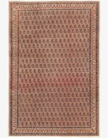 7' x 10' 2 Hand Knotted Mood Persian Wool Rug