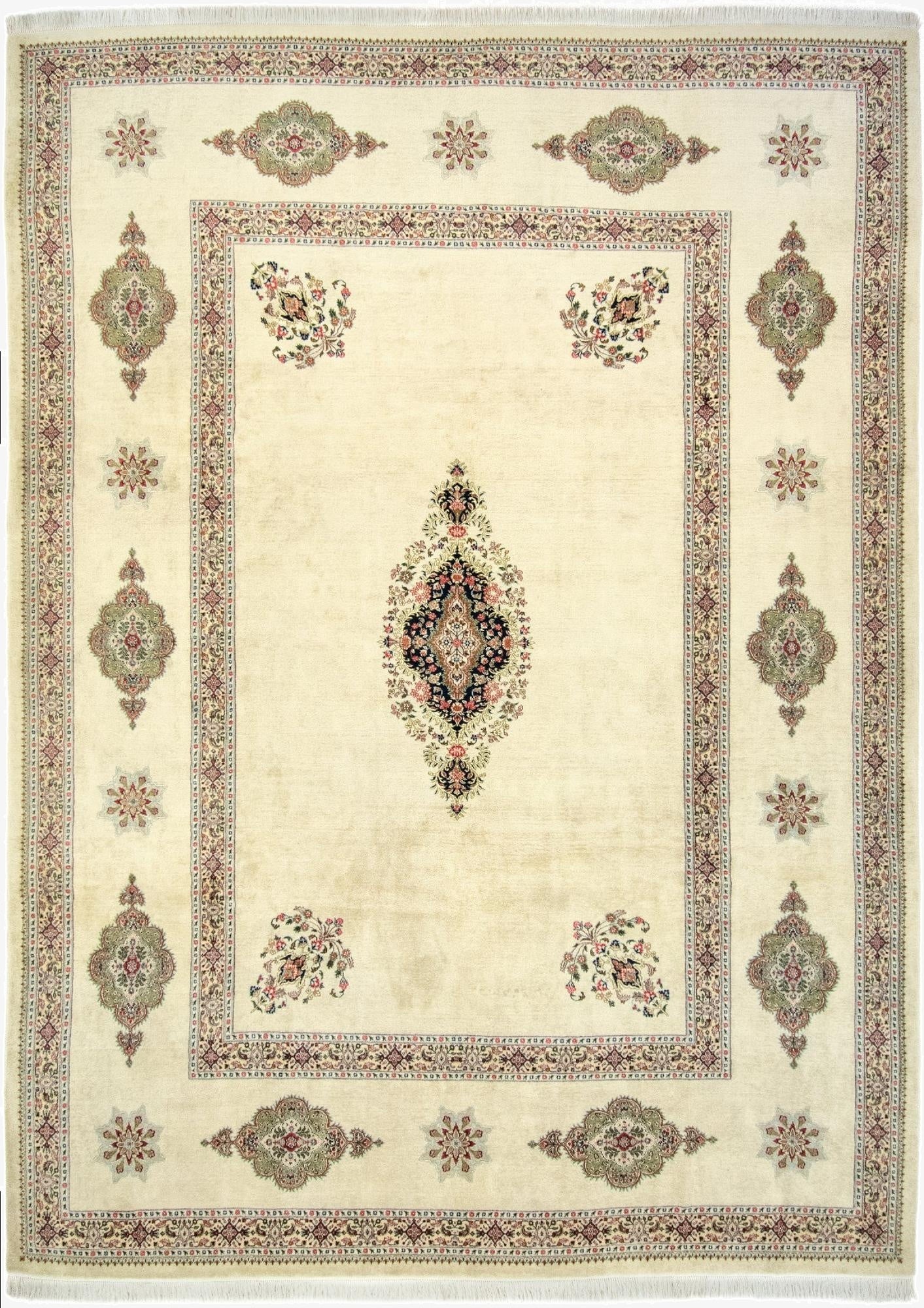 9' 5 x 12' 11  Hand Knotted Mood Persian Rug