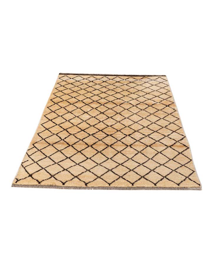 3' 9 x 5' 11 Hand Knotted Moroccan Rug