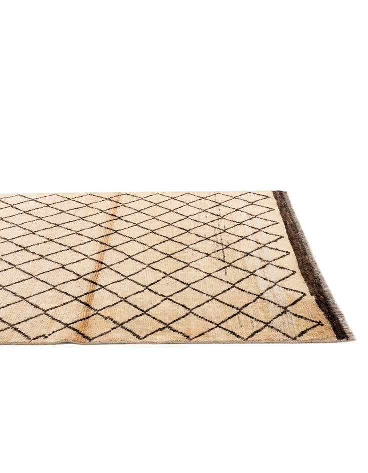 Detail image of 3' 9 x 5' 11 Hand Knotted Moroccan Rug