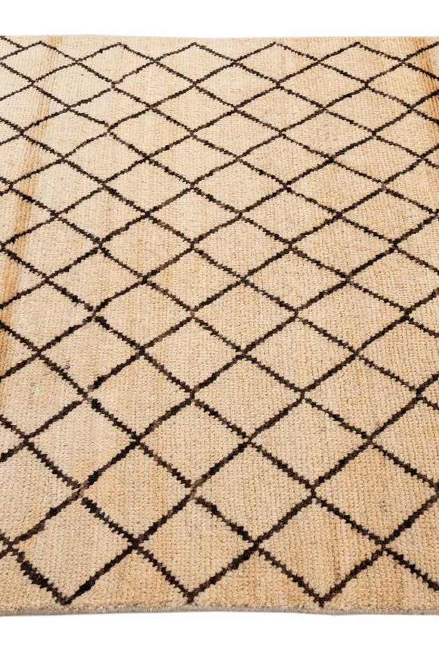 Detail image of 3' 9 x 5' 11 Hand Knotted Moroccan Rug