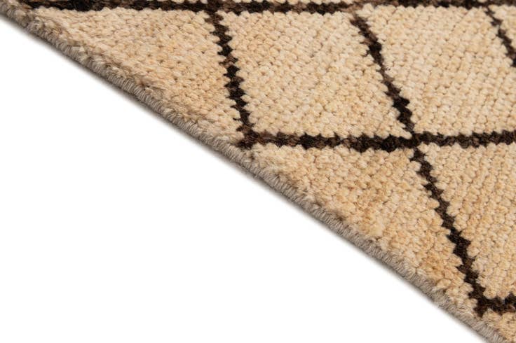 Detail image of 3' 9 x 5' 11 Hand Knotted Moroccan Rug