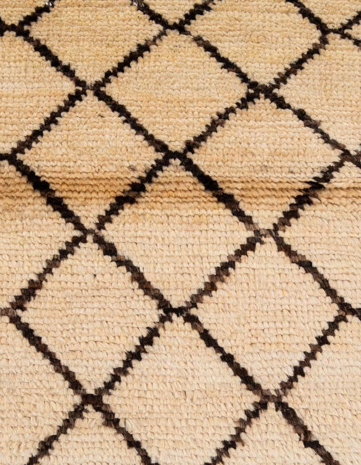 Detail image of 3' 9 x 5' 11  Hand Knotted Moroccan Rug