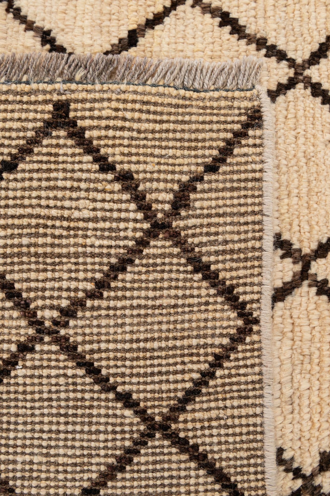 3' 9 x 5' 11 Hand Knotted Moroccan Rug