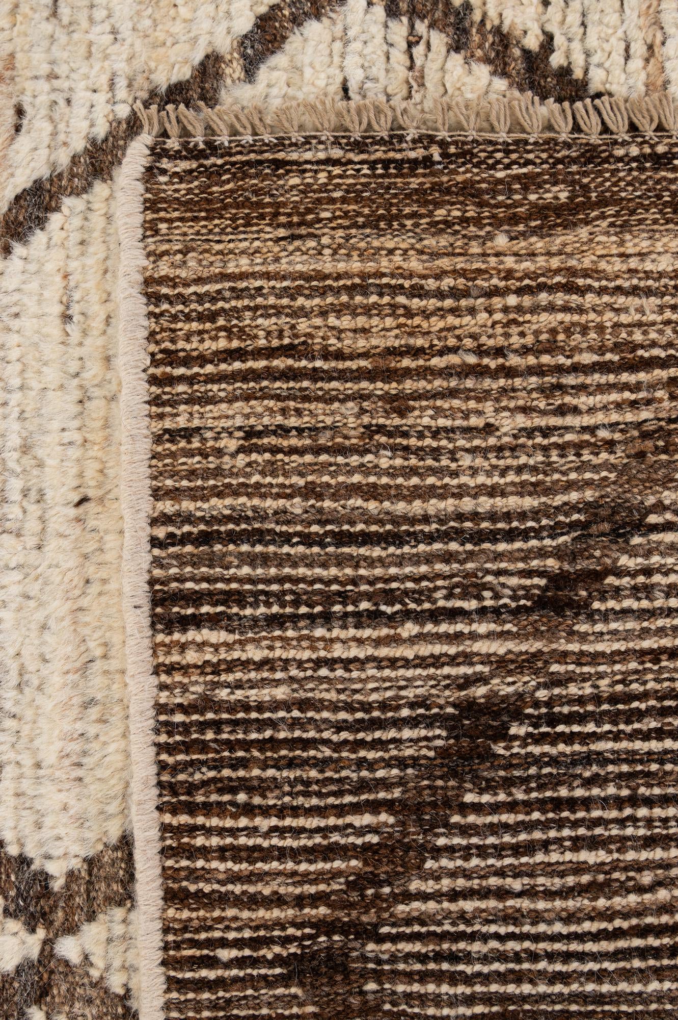 4' x 5' 10 Hand Knotted Moroccan Wool Rug