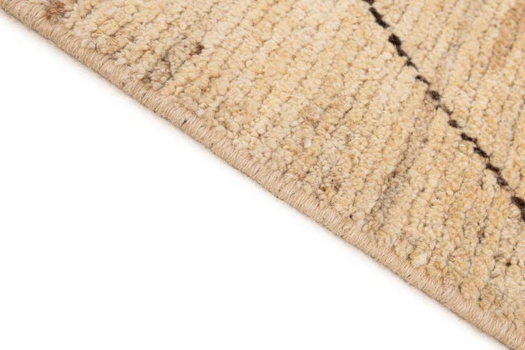 Detail image of 4' 10 x 5' 8 Hand Knotted Moroccan Wool Rug