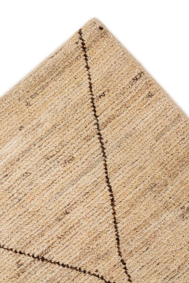 Detail image of 4' 10 x 5' 8 Hand Knotted Moroccan Wool Rug