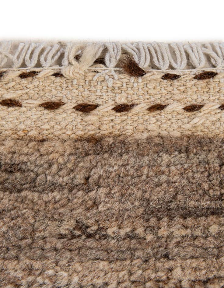 Detail image of 4' 11 x 6' 7  Hand Knotted Moroccan Wool Rug