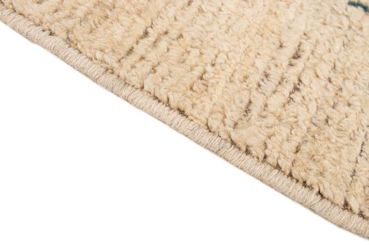 5' 6 x 7' 8 Hand Knotted Moroccan Wool Rug