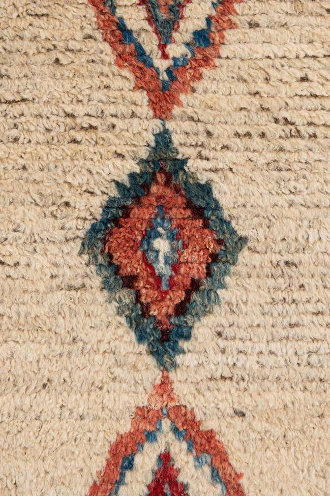 5' 6 x 7' 8 Hand Knotted Moroccan Wool Rug