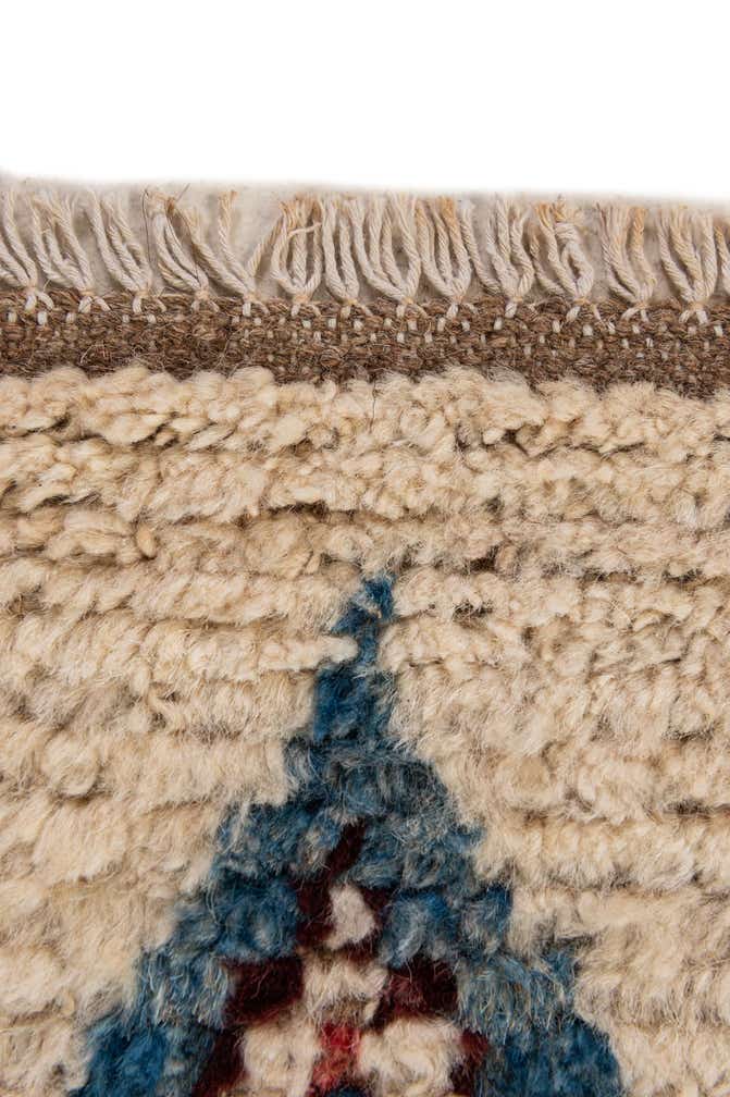 5' 6 x 7' 8 Hand Knotted Moroccan Wool Rug