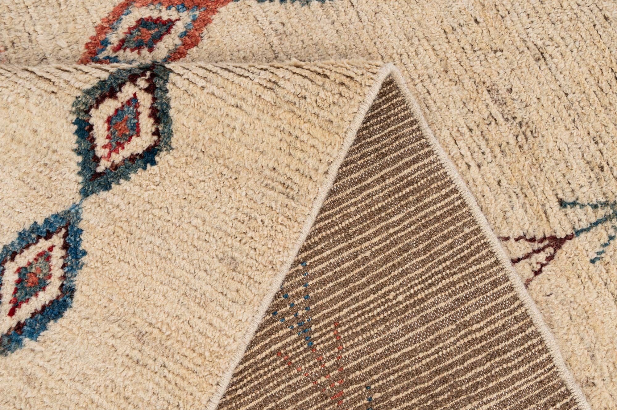 5' 6 x 7' 8 Hand Knotted Moroccan Wool Rug