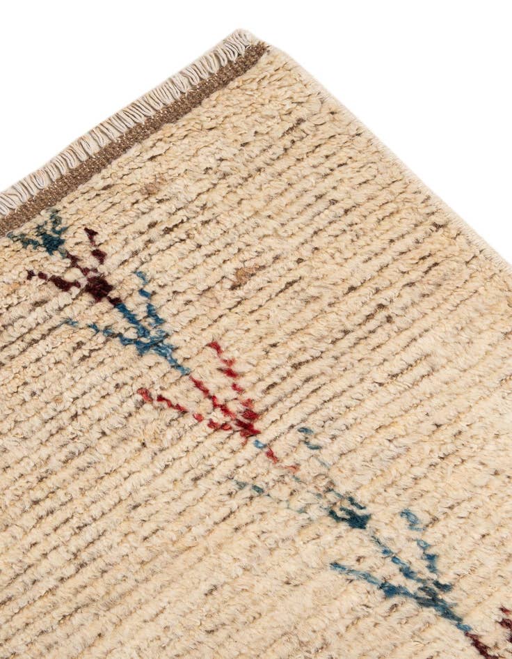 Detail image of 5' 6 x 7' 8  Hand Knotted Moroccan Wool Rug