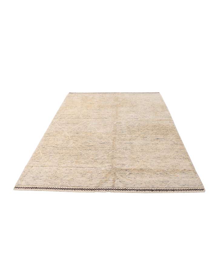 5' 1 x 8' Hand Knotted Moroccan Wool Rug