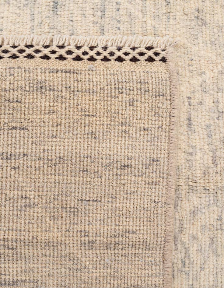 Detail image of 5' 1 x 8'  Hand Knotted Moroccan Wool Rug