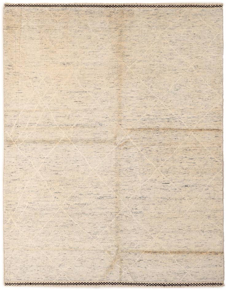Detail image of 5' 1 x 8' Hand Knotted Moroccan Wool Rug