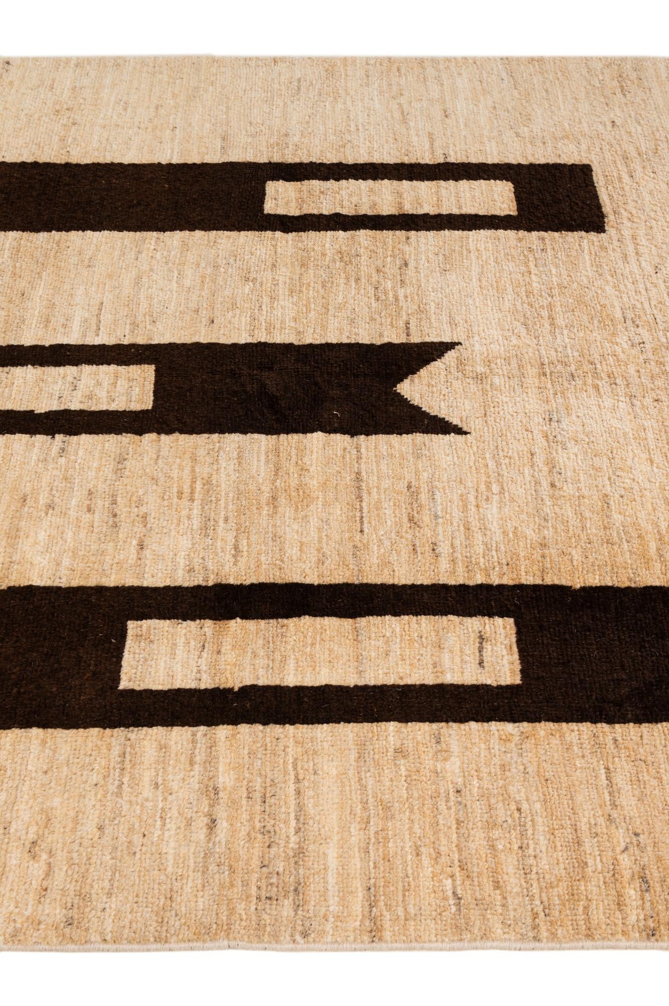 5' 5 x 7' 10 Hand Knotted Moroccan Wool Rug