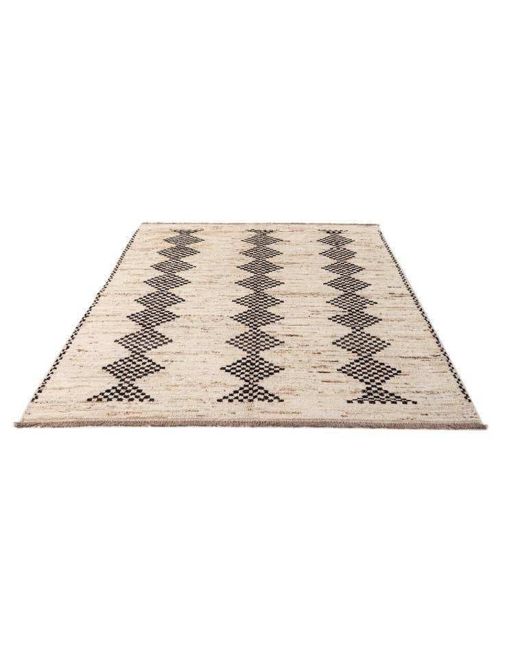 Detail image of 5' 8 x 7' 10 Hand Knotted Moroccan Wool Rug
