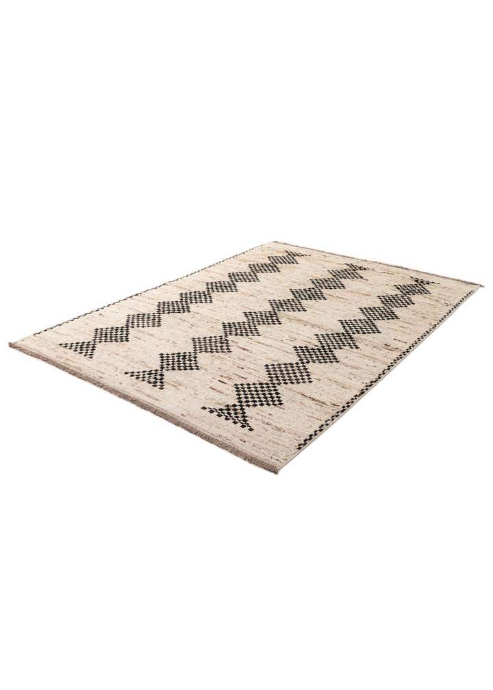 5' 8 x 7' 10 Hand Knotted Moroccan Wool Rug