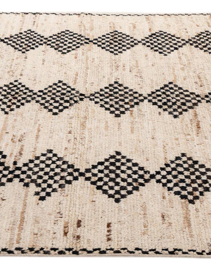 Detail image of 5' 8 x 7' 10 Hand Knotted Moroccan Wool Rug