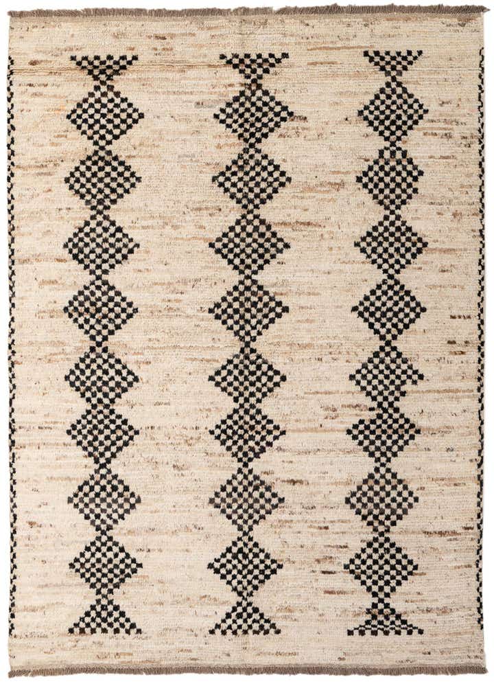 5' 8 x 7' 10 Hand Knotted Moroccan Wool Rug