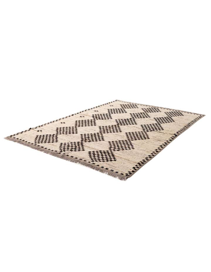 5' 8 x 7' 7 Hand Knotted Moroccan Wool Rug