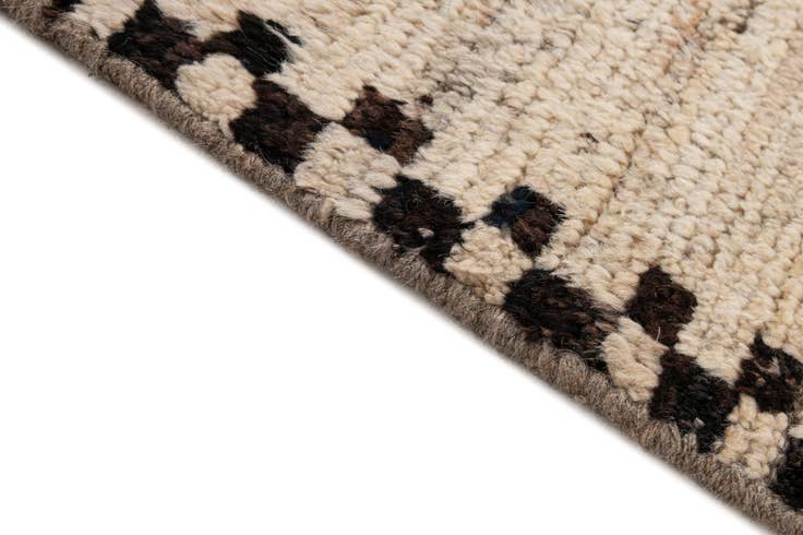 Detail image of 5' 8 x 7' 7 Hand Knotted Moroccan Wool Rug