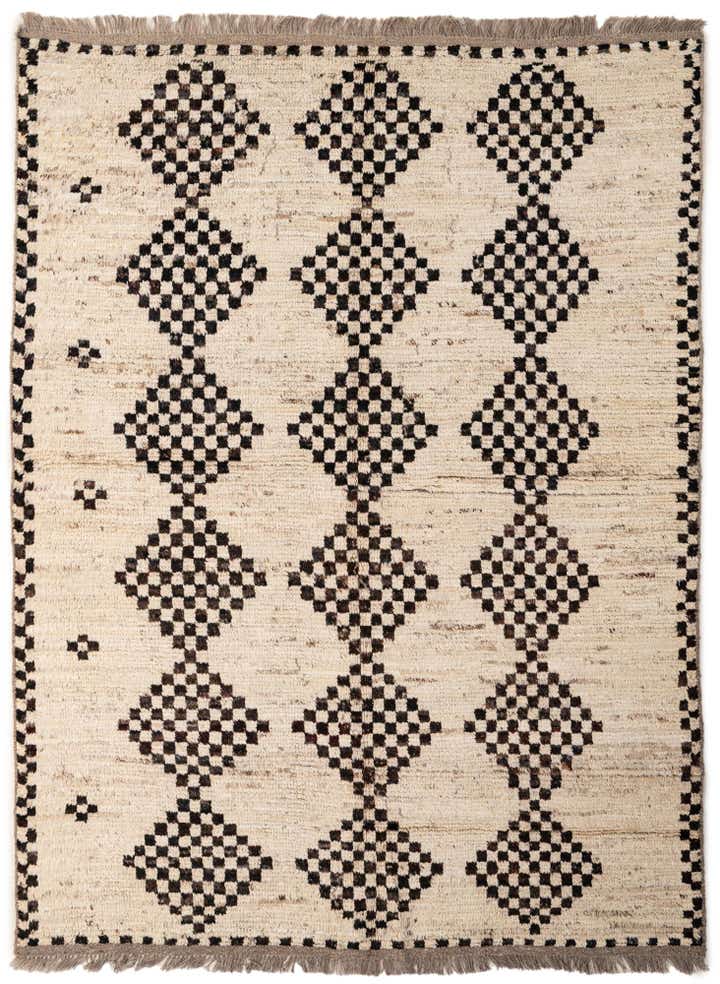 5' 8 x 7' 7 Hand Knotted Moroccan Wool Rug