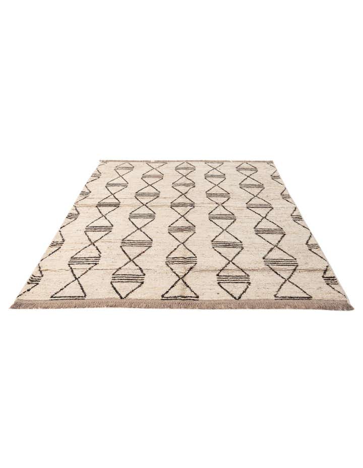 5' 8 x 7' 7 Hand Knotted Moroccan Wool Rug