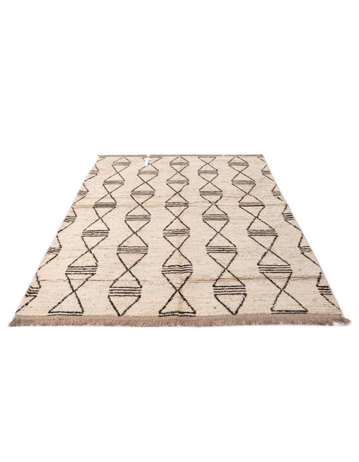 5' 8 x 7' 7 Hand Knotted Moroccan Wool Rug