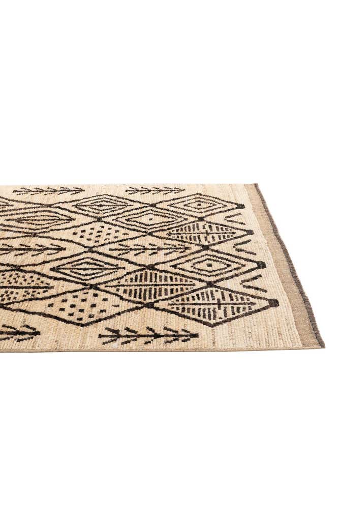 5' 8 x 8' Hand Knotted Moroccan Wool Rug